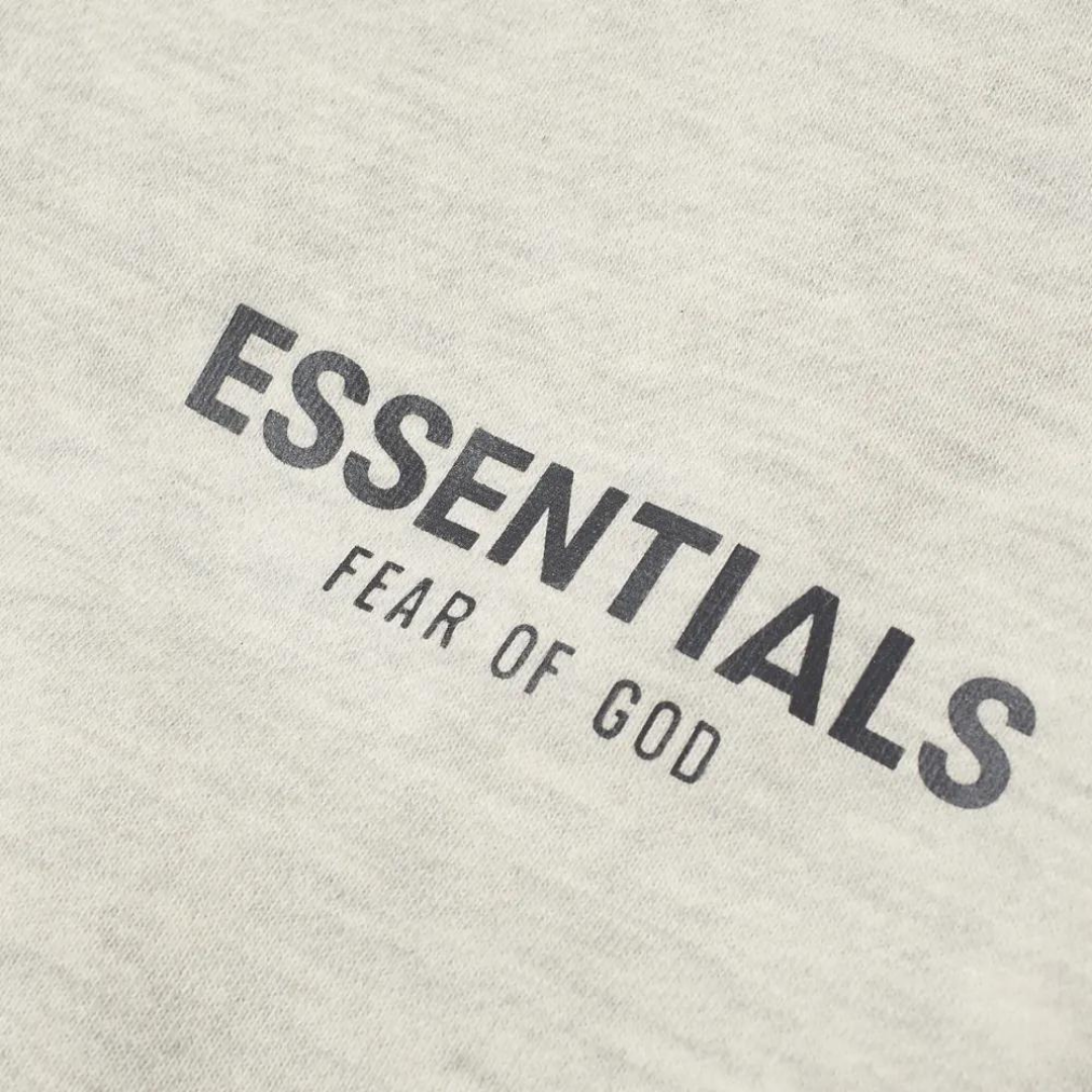 Fear of God (FOG) Essentials Sweatshort - Core Collection Light Heather Oatmeal FW21